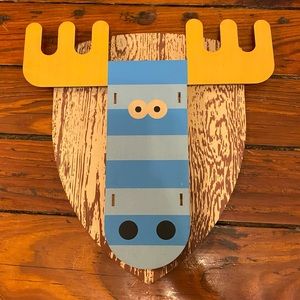 Moose Head Wood 3D Wall Art